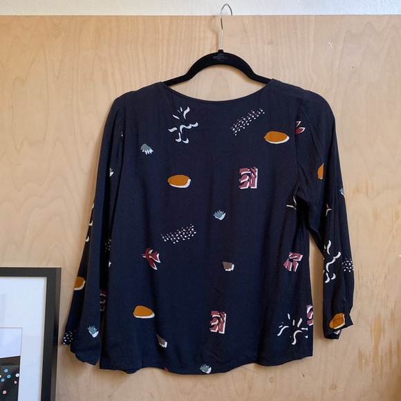 Nice Things | Abstract Matise Print Shirt 36 - Picture 5 of 7